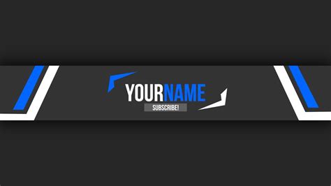 YouTube banner template tutorials